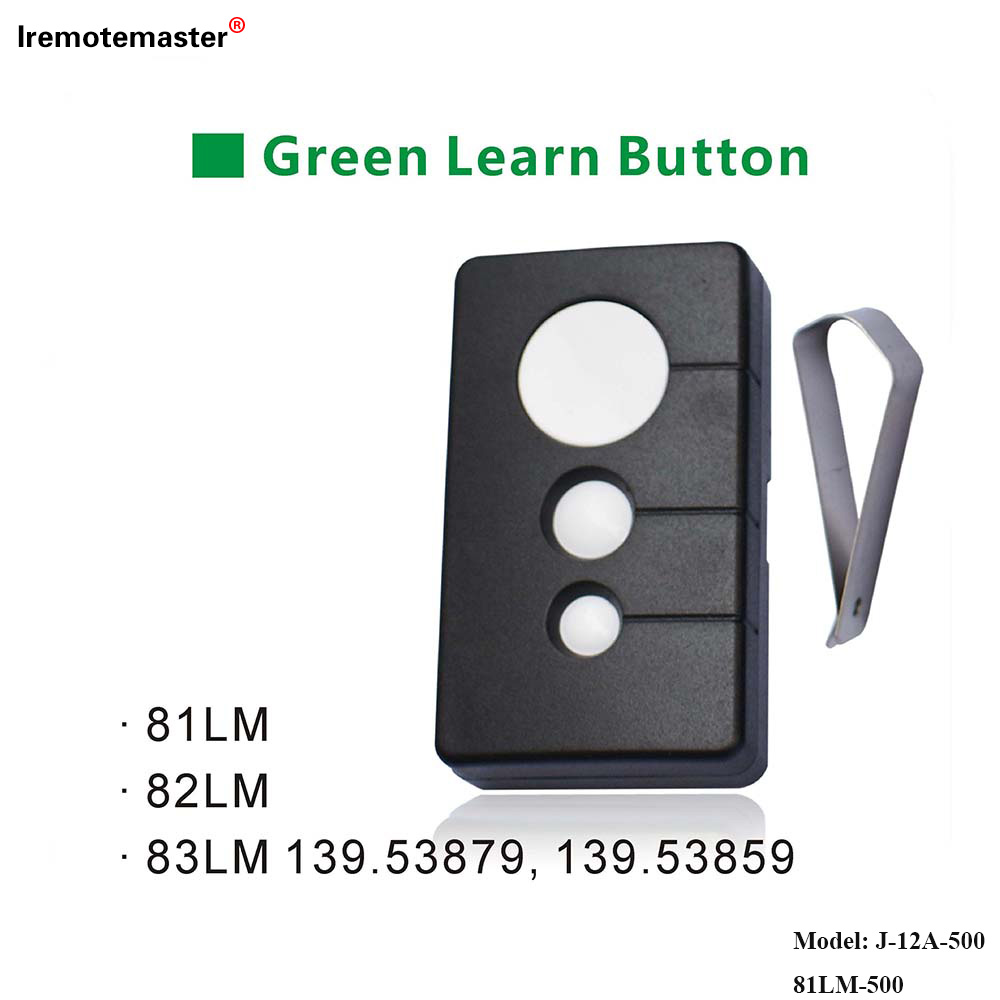 Ye-81LM 82LM 83LM iQhosha lokuFunda eliLuhlaza 390MHz kwiGarage yoMcango weRemote Opener