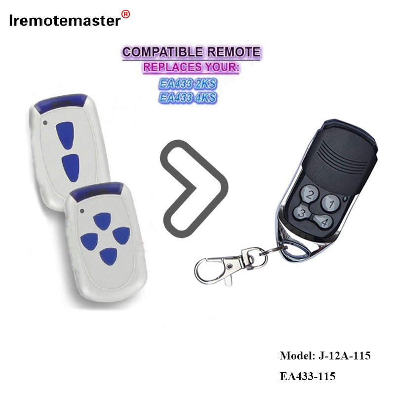 Kuba EA433 2KS Garage umnyango Opener Rolling Code 433,92 MHz