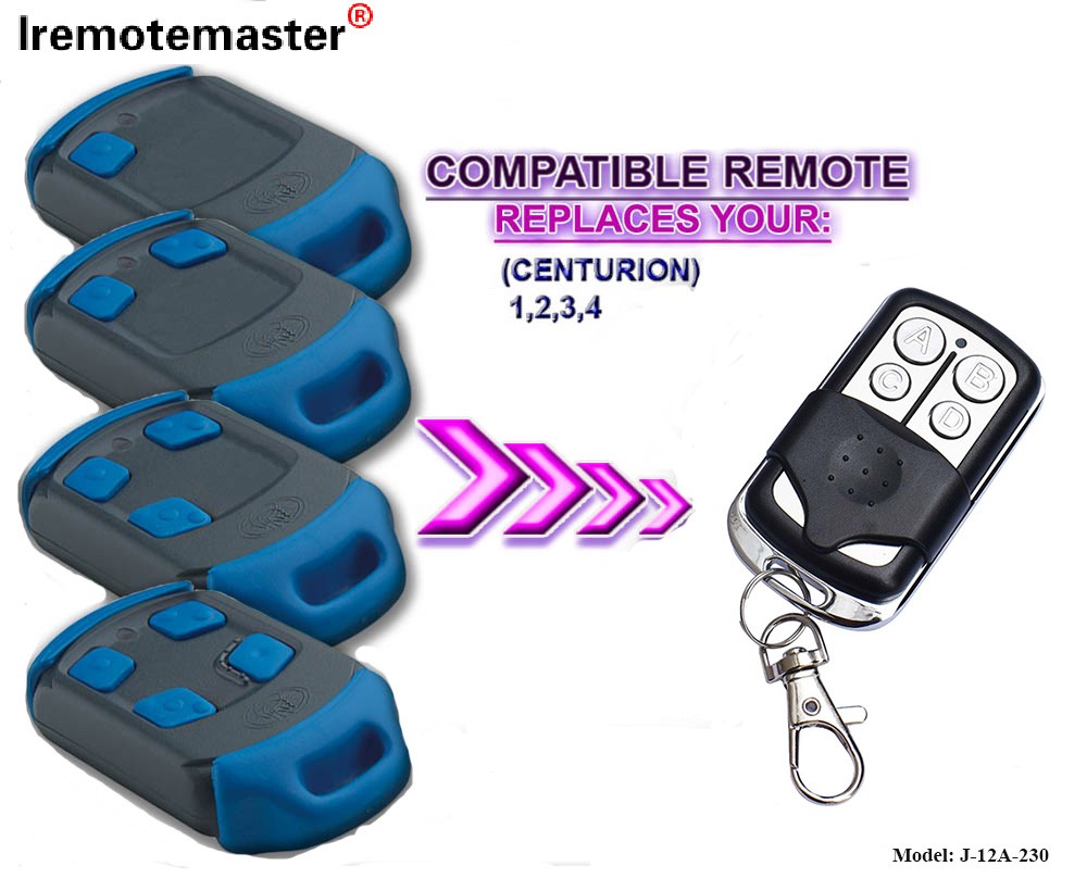 Garage Door Opener Remote Control 433MHZ Clone Rolling Code 4 Amaqhosha